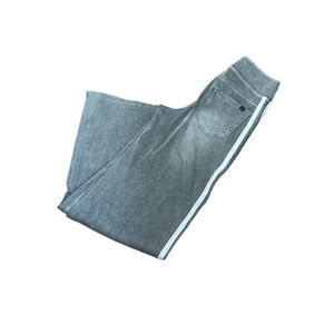 Halara Flex™ High Waisted Stripe Wide Leg Flowy Washed Casual Jeans Cool Gray XS